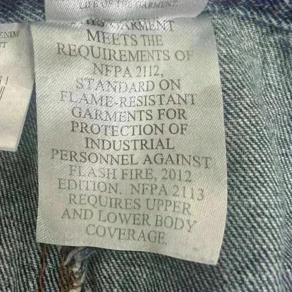 Rasco Cool Girl Flame Resistant Bootcut Jeans Size 9R‎ 32X31.5 - HRC2 NFPA - Picture 16 of 16